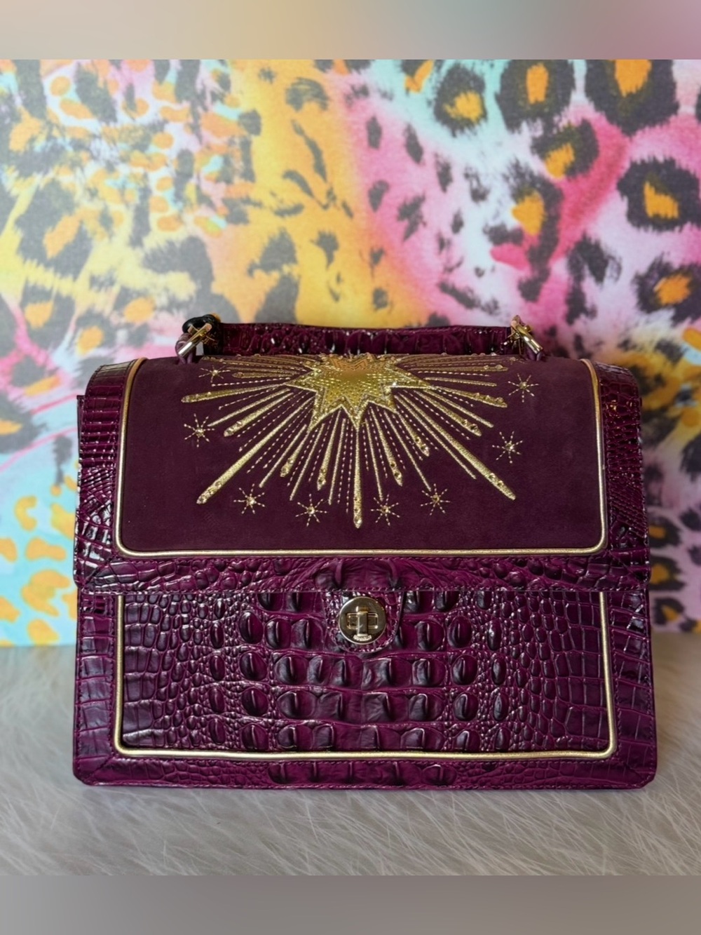 BRAHMIN HALLIE REVEL LIMITED EDITION SUGAR PLUM NWT RETIRED HARDTOFIND! Purple
